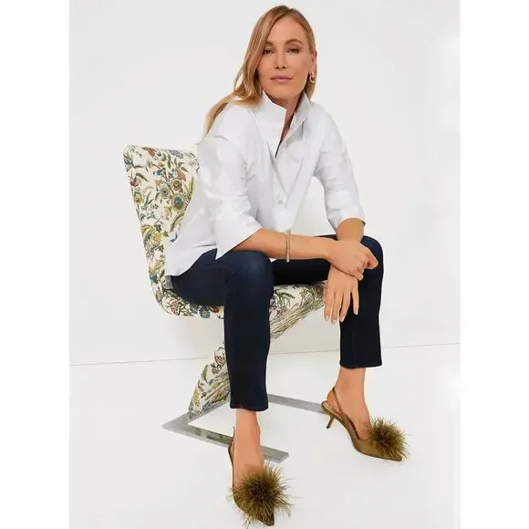 Tuckernuck White/Blanc Willow Blouse NWT size Small - Picture 6 of 14